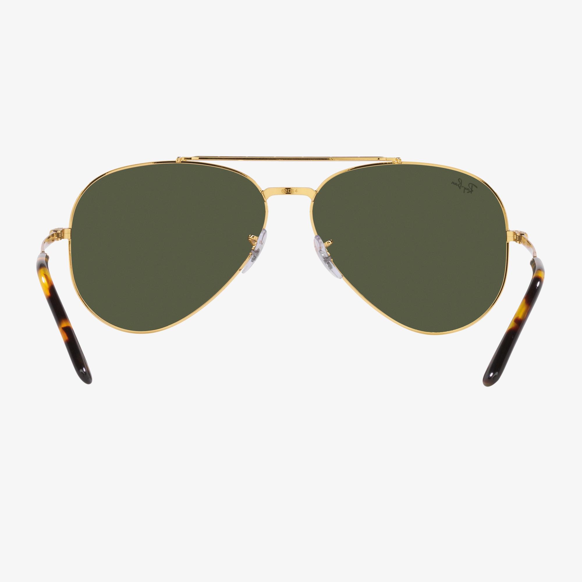 Ray-Ban New Aviator Unisex Altın Rengi Güneş Gözlüğü