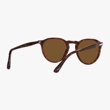  PERSOL Acetate Unisex Koyu Kahverengi Güneş Gözlüğü