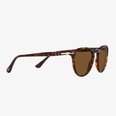  PERSOL Acetate Unisex Koyu Kahverengi Güneş Gözlüğü