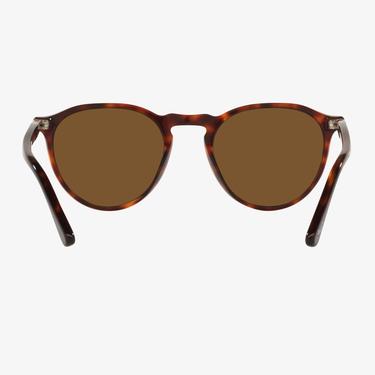  PERSOL Acetate Unisex Koyu Kahverengi Güneş Gözlüğü