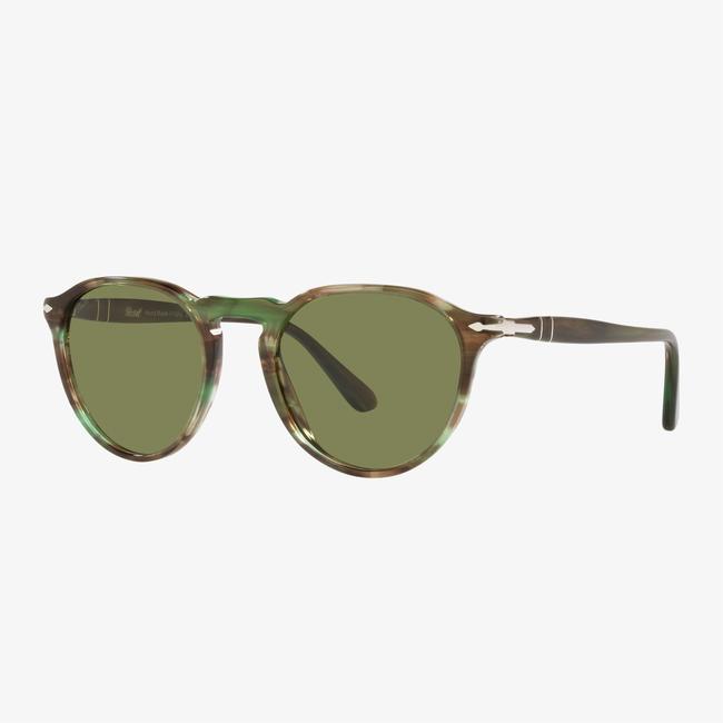 PERSOL Acetate Unisex Yeşil Güneş Gözlüğü