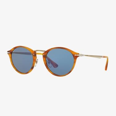  PERSOL Acetate Erkek Kahverengi Güneş Gözlüğü