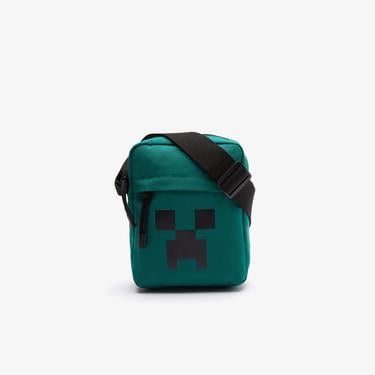  Lacoste x Minecraft Erkek Yeşil Postacı Çantası