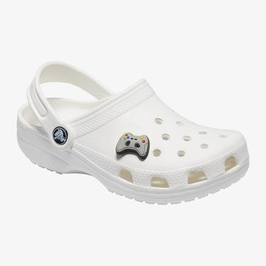  Crocs Grey Game Controller Unisex Renkli Rozet
