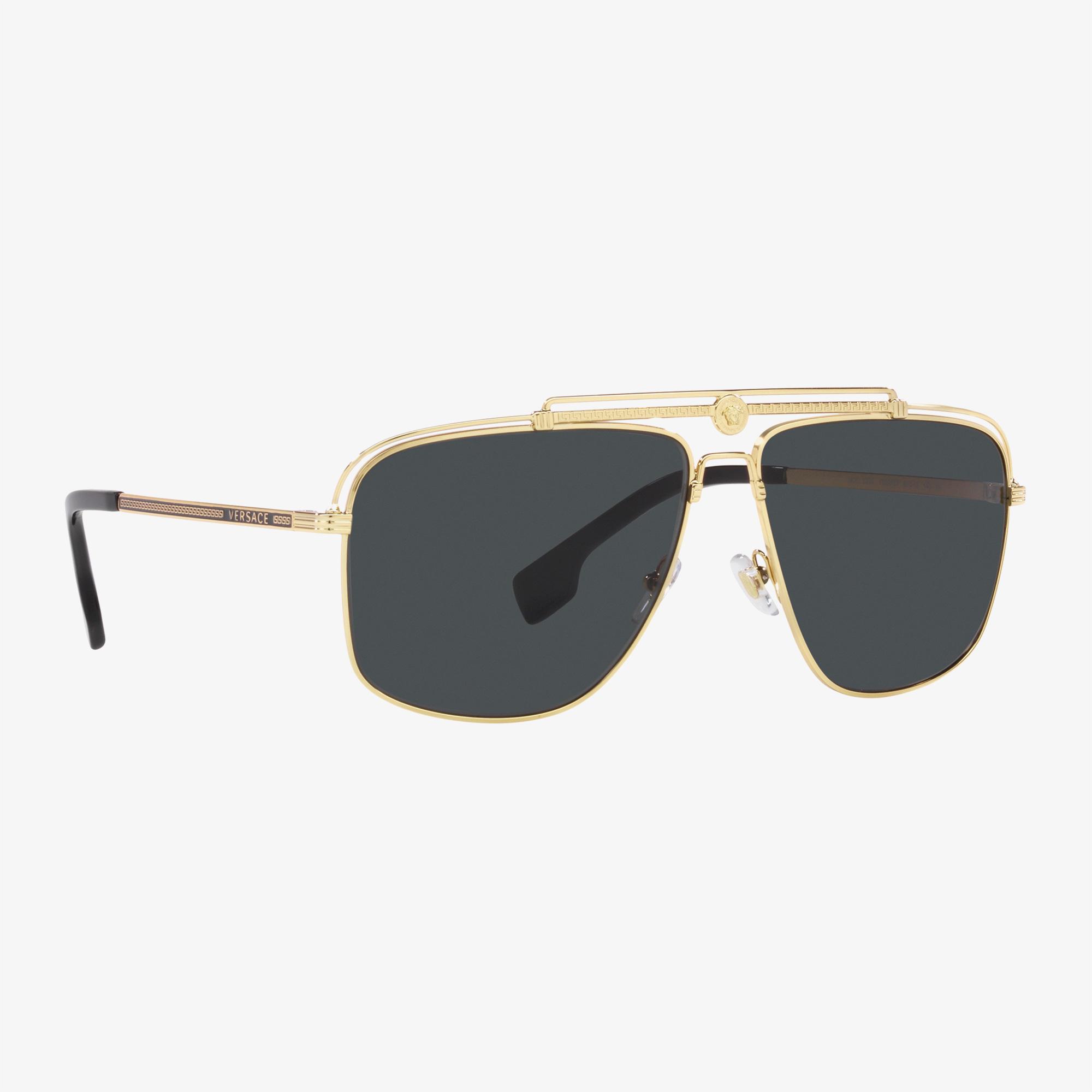 VERSACE Metal Erkek Altın Güneş Gözlüğü