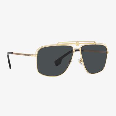  VERSACE Metal Erkek Altın Güneş Gözlüğü
