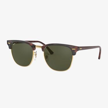  RAY-BAN 0RB3016 Clubmaster Erkek Mock Tortoise Arista Güneş Gözlüğü