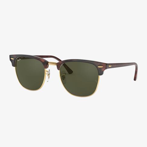  RAY-BAN 0RB3016 Clubmaster Erkek Mock Tortoise Arista Güneş Gözlüğü