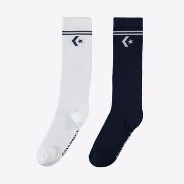  Converse Star Chevron Unisex 2'li Renkli Uzun Çorap