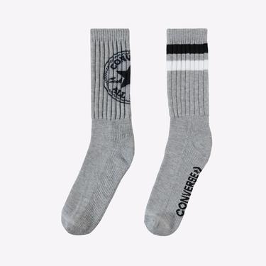  Converse Chuck Taylor Erkek 2'li Gri Uzun Çorap