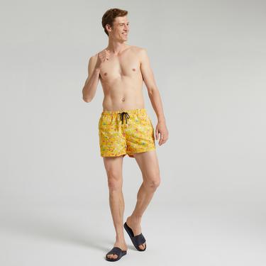  Nautica Erkek Sarı Standart Fit Deniz Şortu