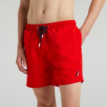  Nautica Erkek Kırmızı Standart Fit Mayo Şort