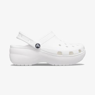  Crocs Classic Platform Clog Kadın Beyaz Terlik