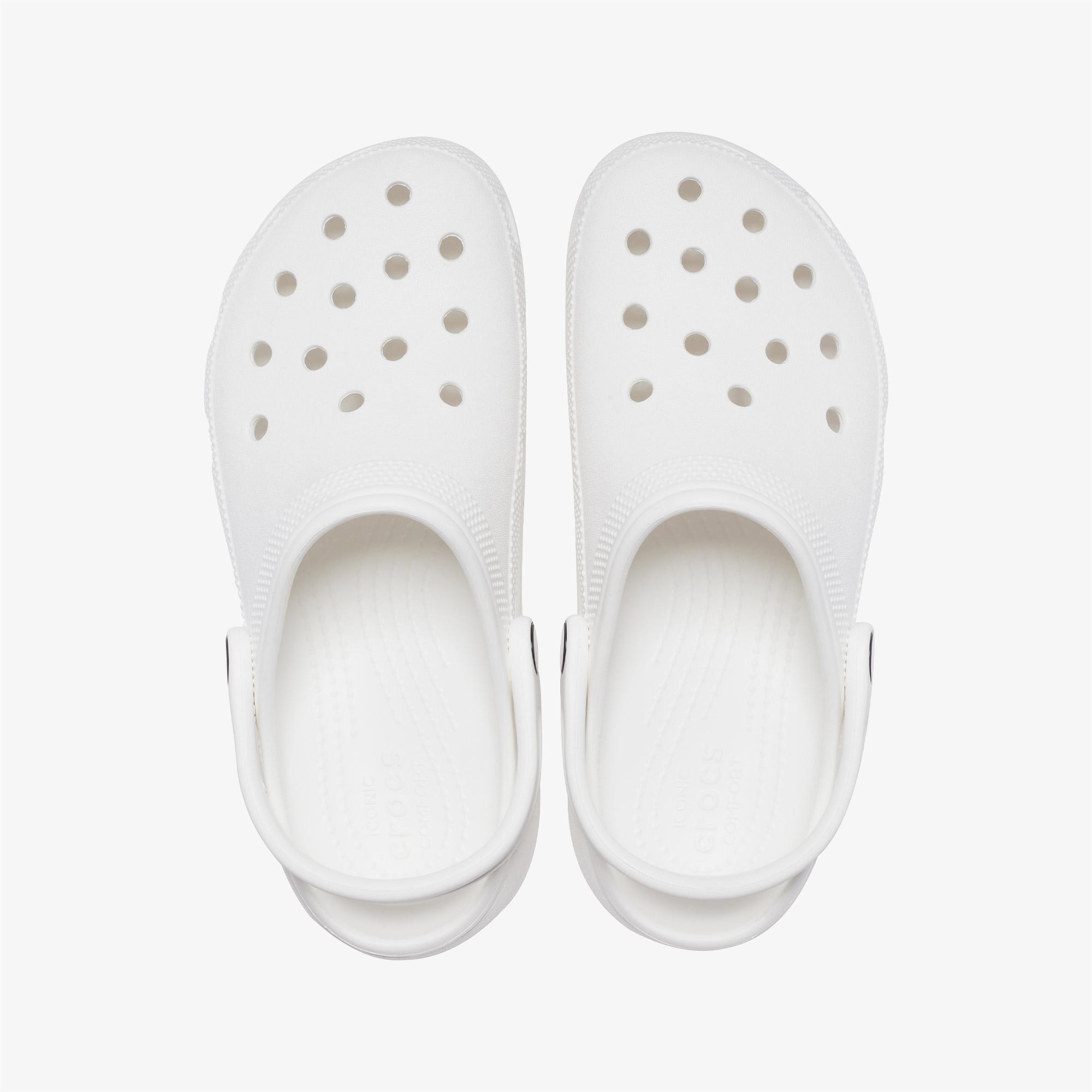 Crocs Classic Platform Clog Unisex Beyaz Terlik