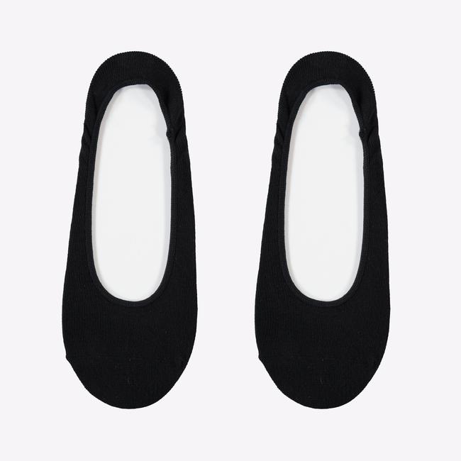  Converse Footie Flat Knit 2 Parça Erkek Siyah Çorap