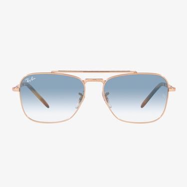  RAY-BAN Metal Unisex Rose-Gold Güneş Gözlüğü