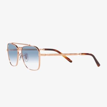  RAY-BAN Metal Unisex Rose-Gold Güneş Gözlüğü