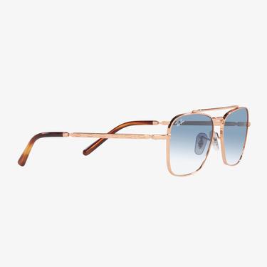  RAY-BAN Metal Unisex Rose-Gold Güneş Gözlüğü