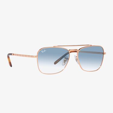  RAY-BAN Metal Unisex Rose-Gold Güneş Gözlüğü