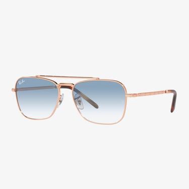  RAY-BAN Metal Unisex Rose-Gold Güneş Gözlüğü