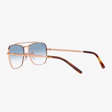  RAY-BAN Metal Unisex Rose-Gold Güneş Gözlüğü