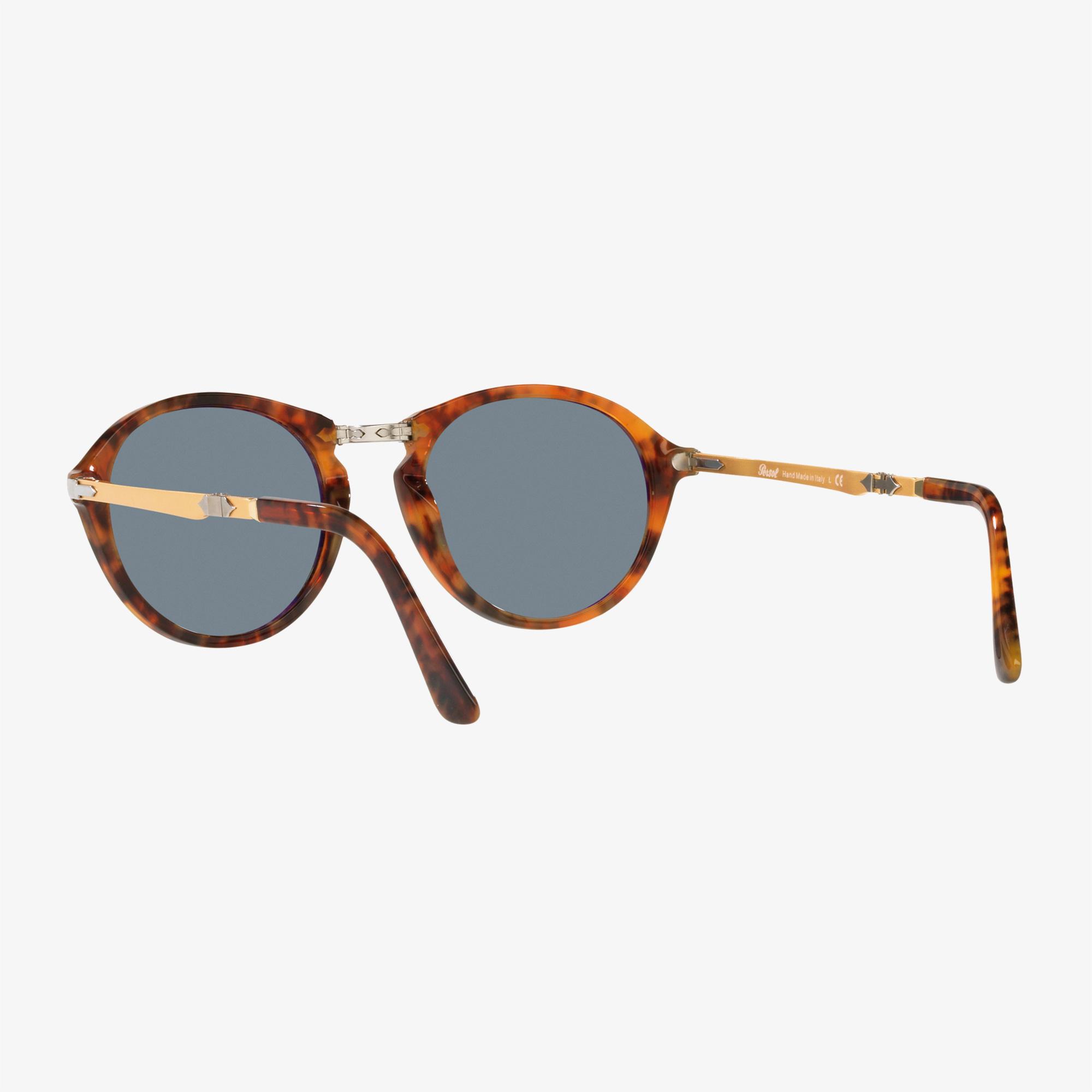 PERSOL Acetate Unisex Kahverengi Güneş Gözlüğü