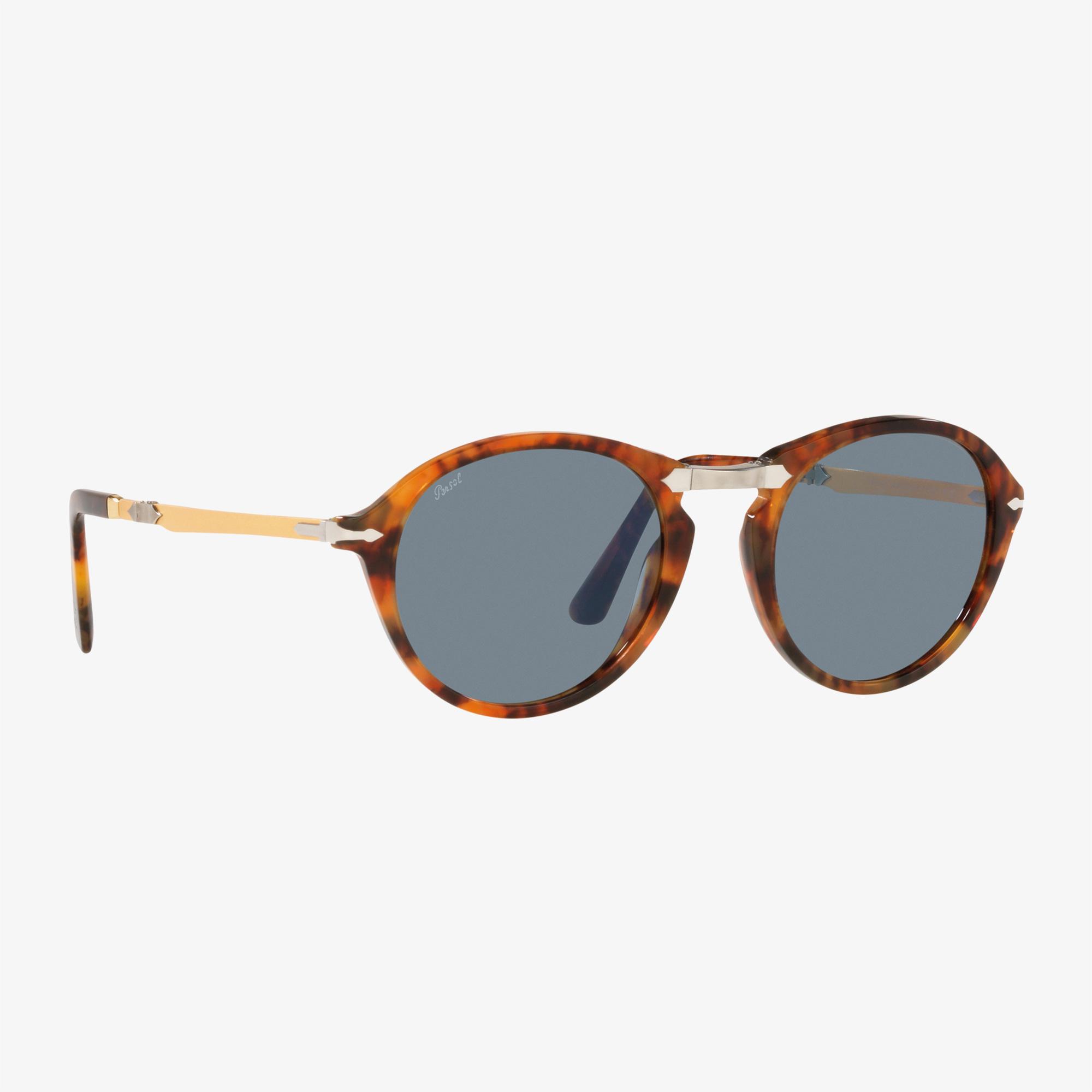 PERSOL Acetate Unisex Kahverengi Güneş Gözlüğü