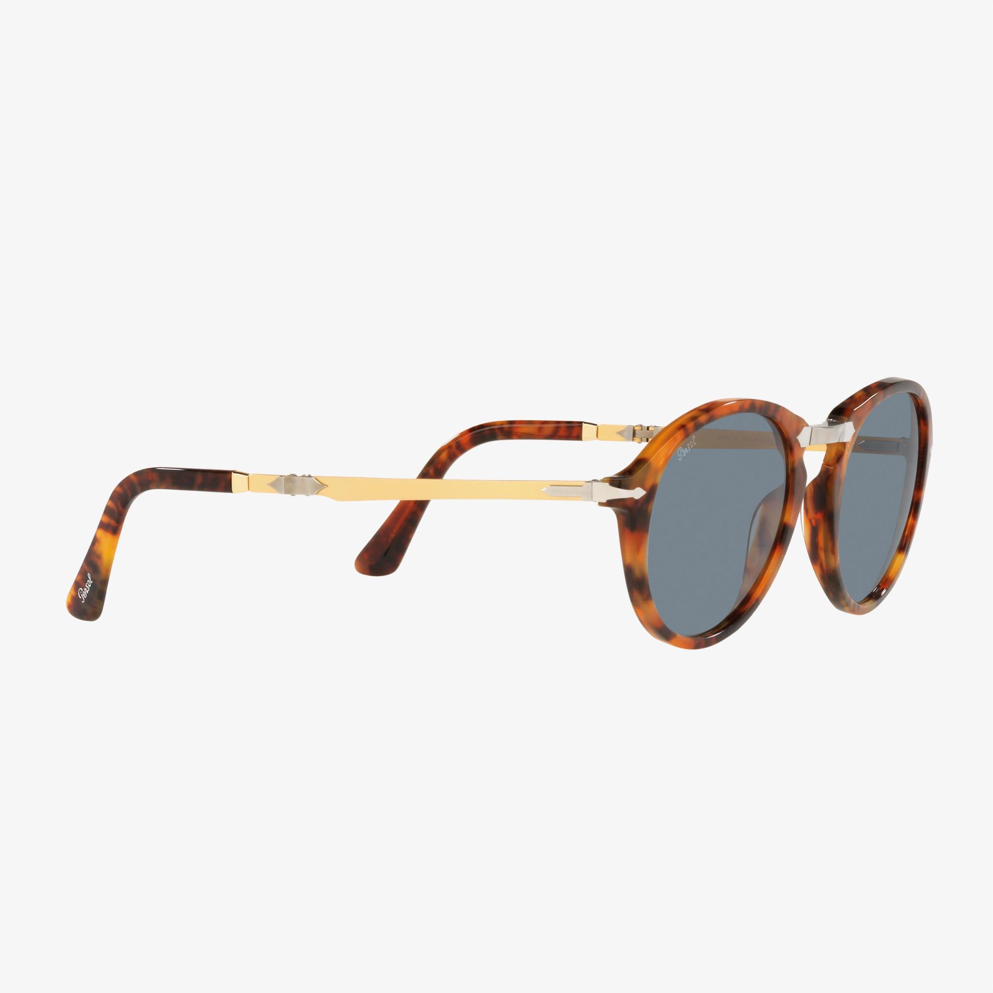 PERSOL Acetate Unisex Kahverengi Güneş Gözlüğü