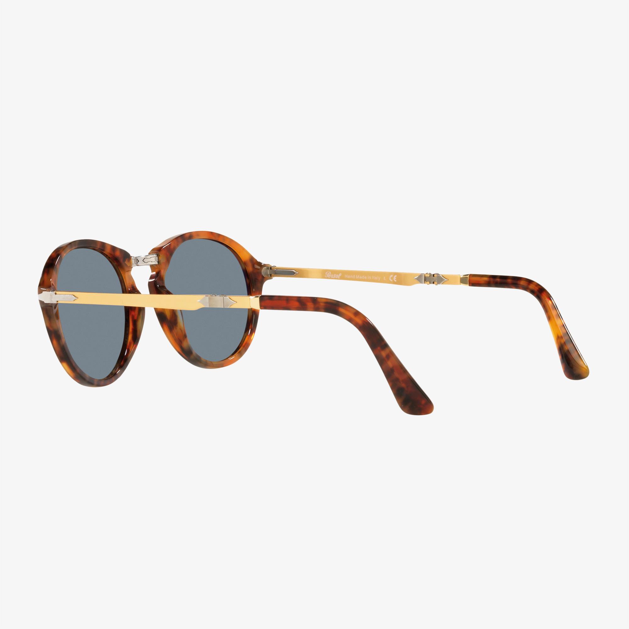 PERSOL Acetate Unisex Kahverengi Güneş Gözlüğü