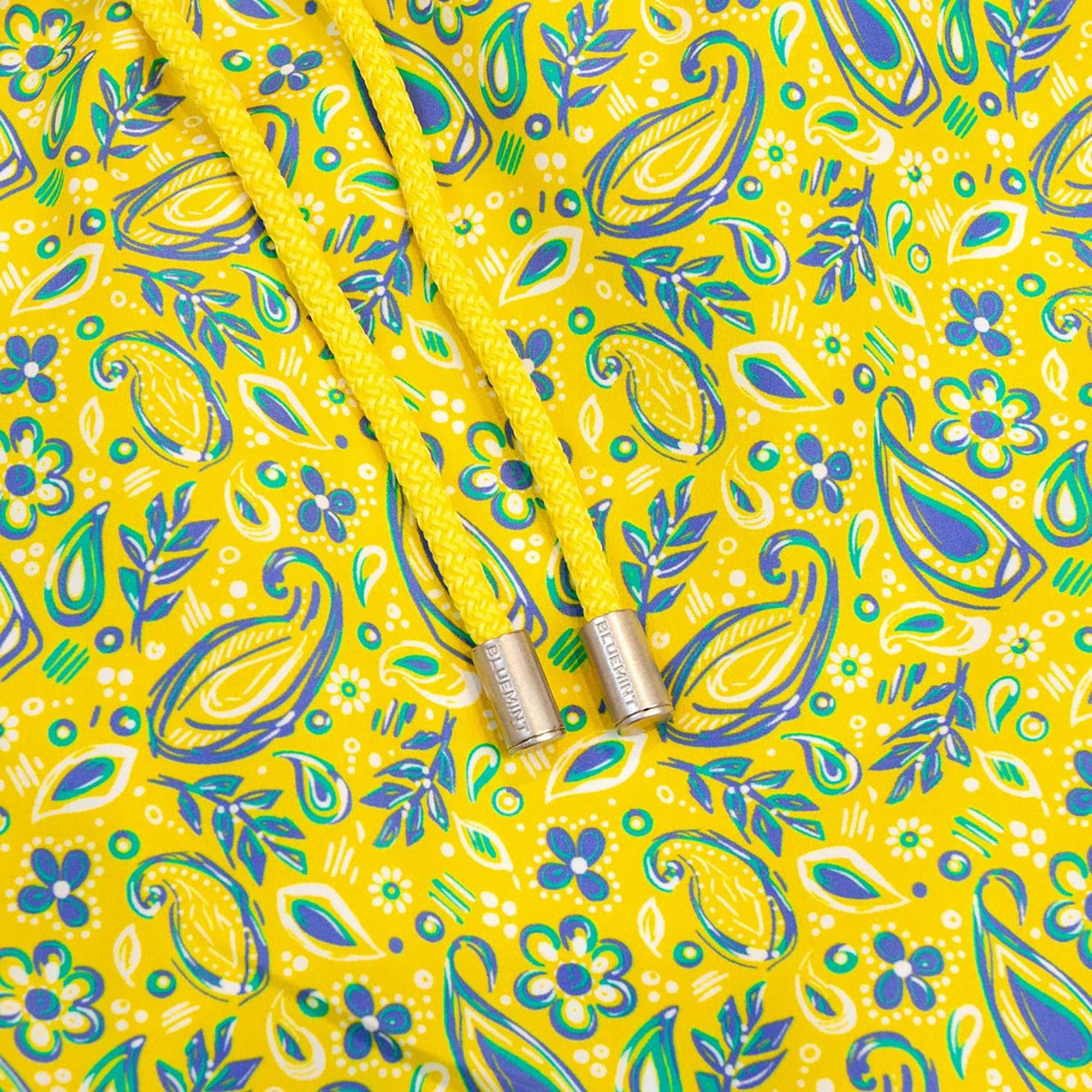 Bluemint Logan Erkek Yellow Paisley Mayo Şort