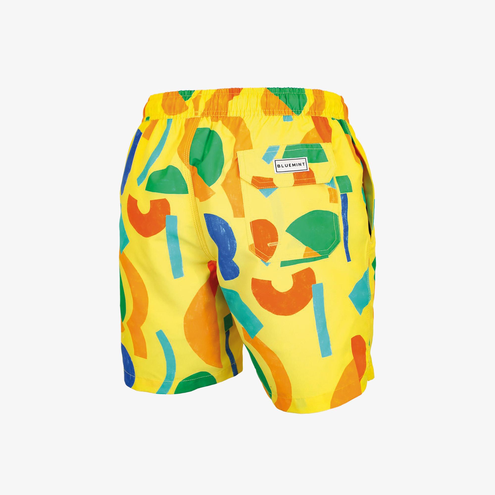 Bluemint Arthus Erkek Yellow Marks Mayo Şort