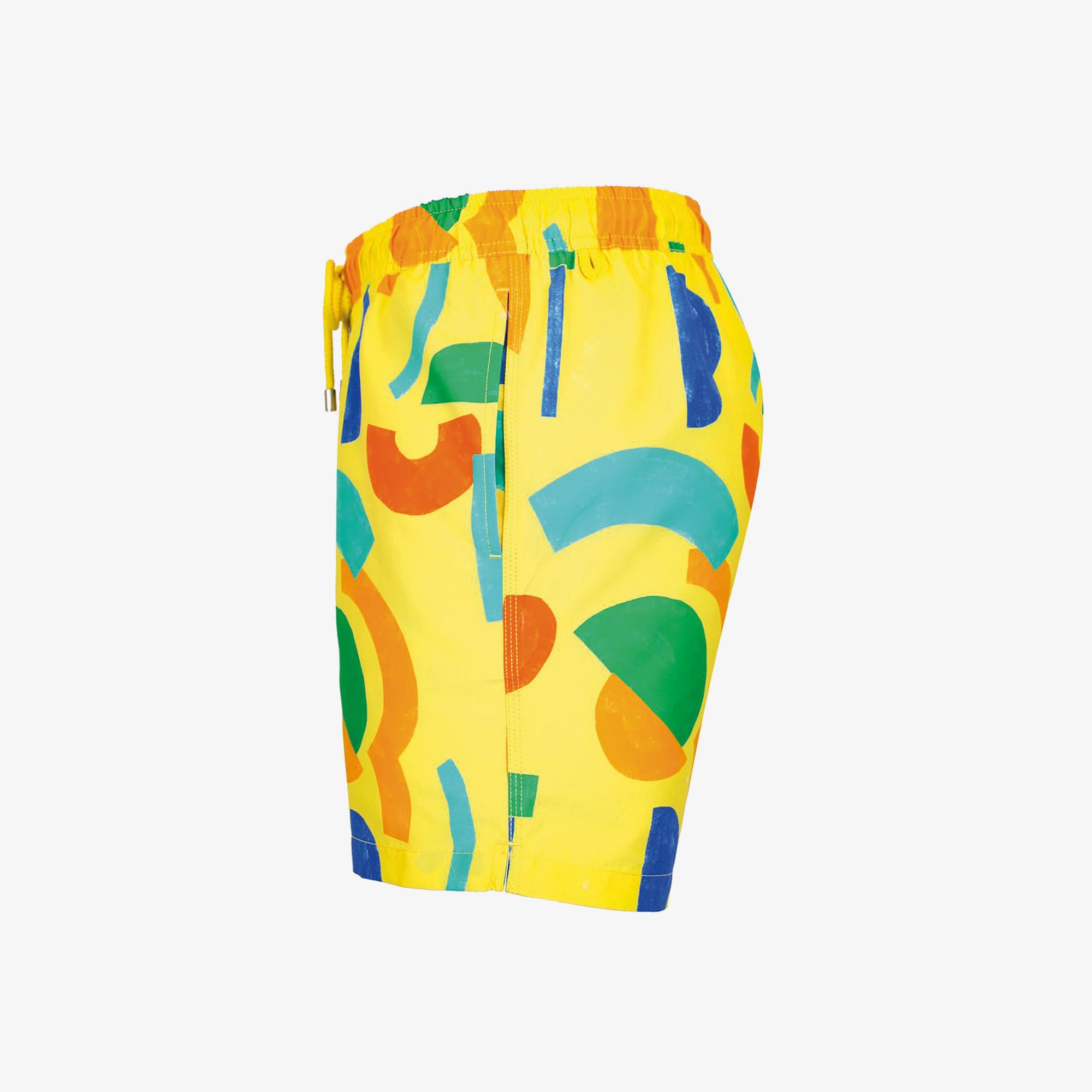 Bluemint Arthus Erkek Yellow Marks Mayo Şort