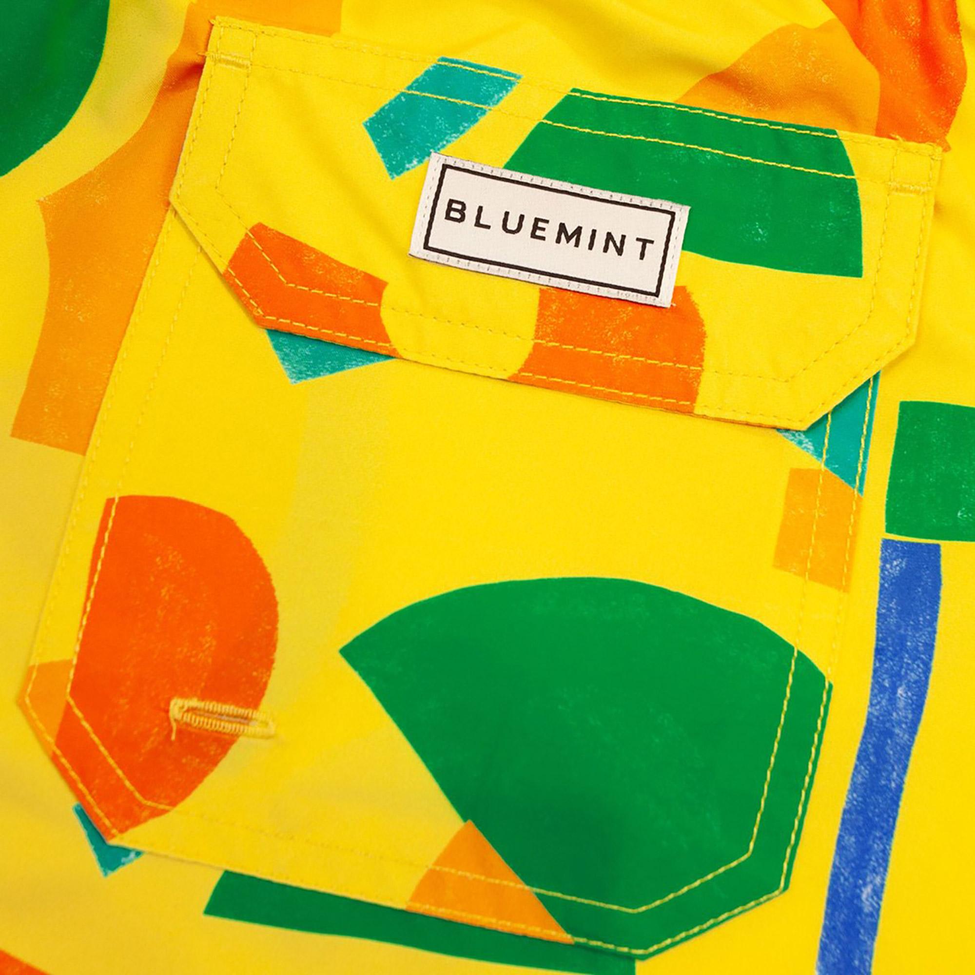 Bluemint Arthus Erkek Yellow Marks Mayo Şort