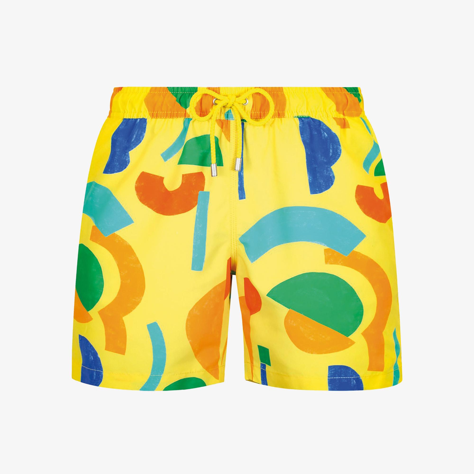 Bluemint Arthus Erkek Yellow Marks Mayo Şort