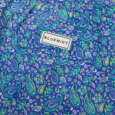  Bluemint Logan Erkek Blue Paisley Mayo Şort