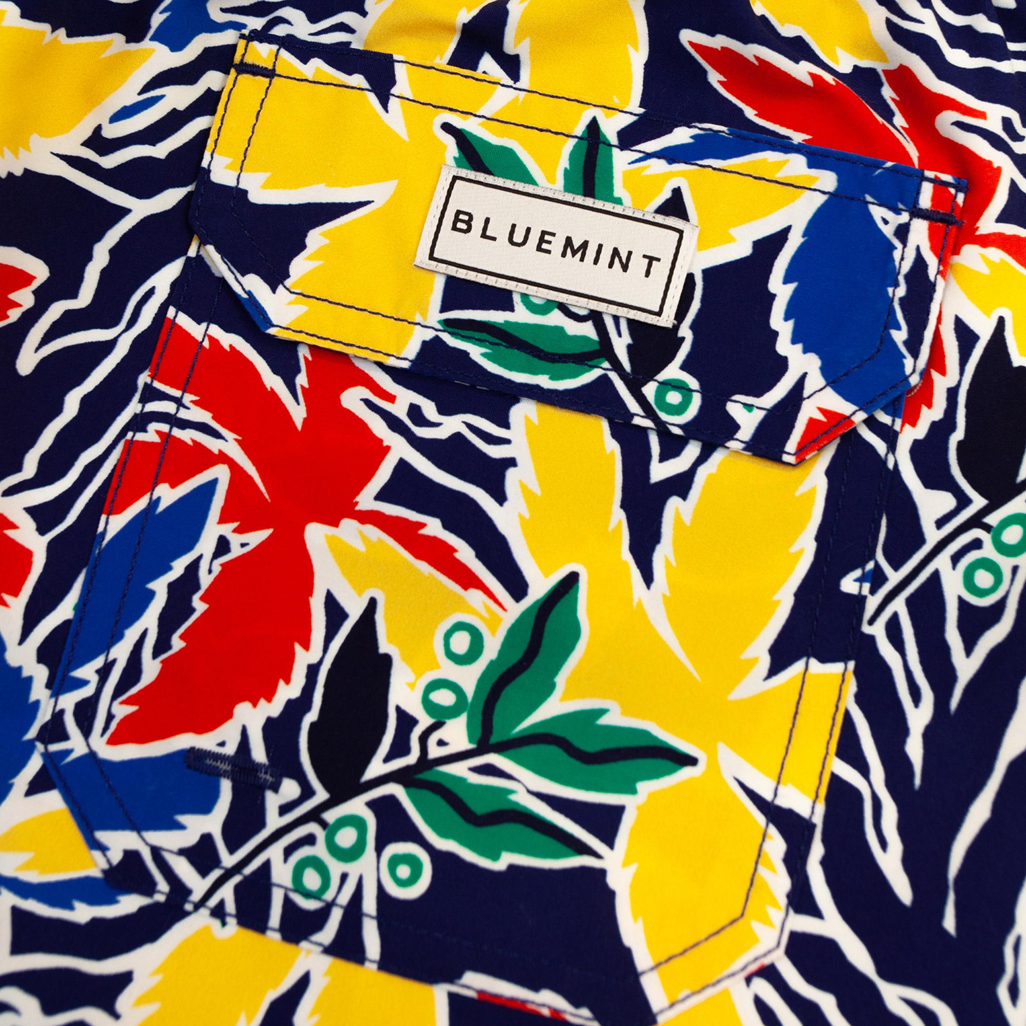 Bluemint Arthus Erkek Colourful Leaves Mayo Şort