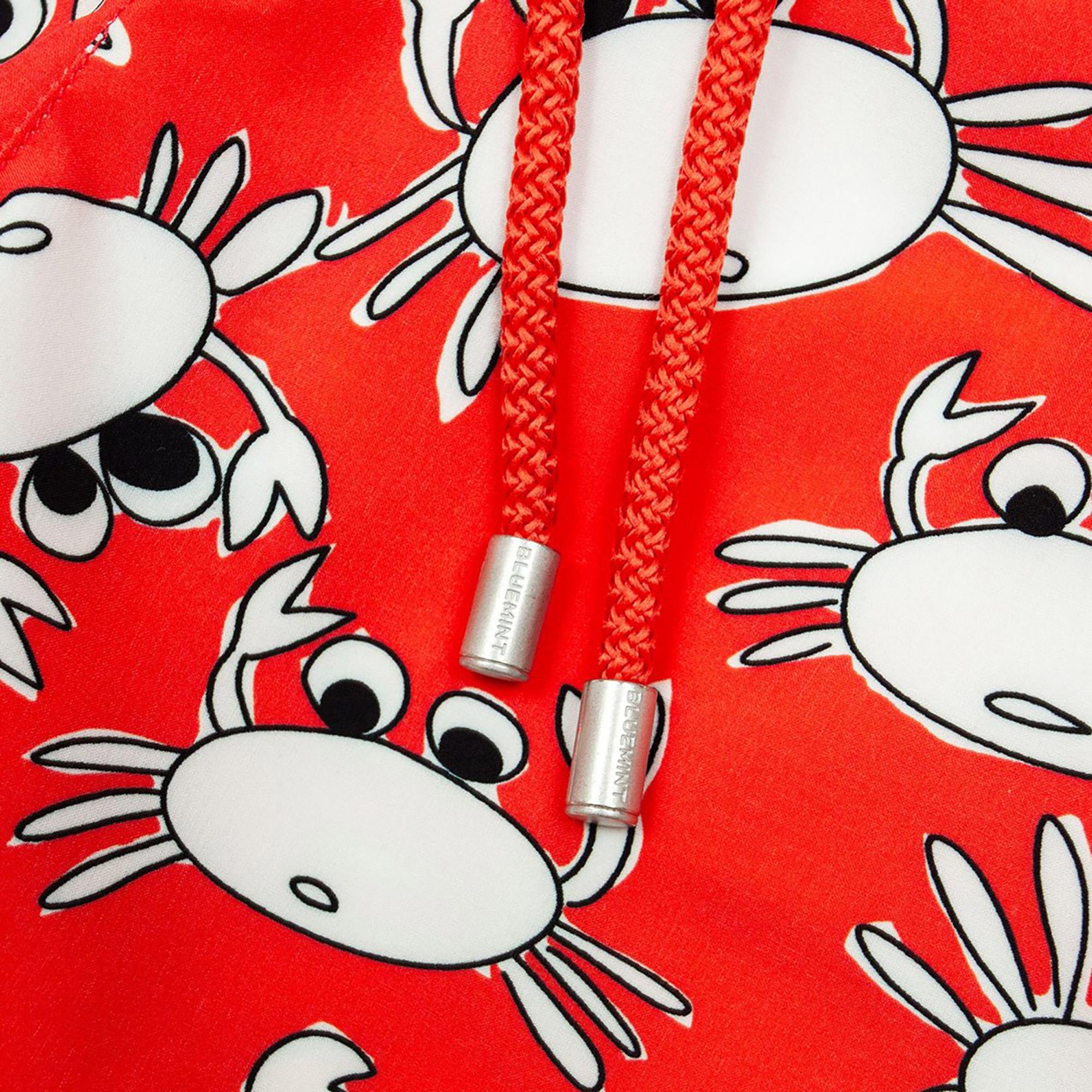 Bluemint Arthus Boy Stretch Çocuk Magenta Crab Mayo Şort