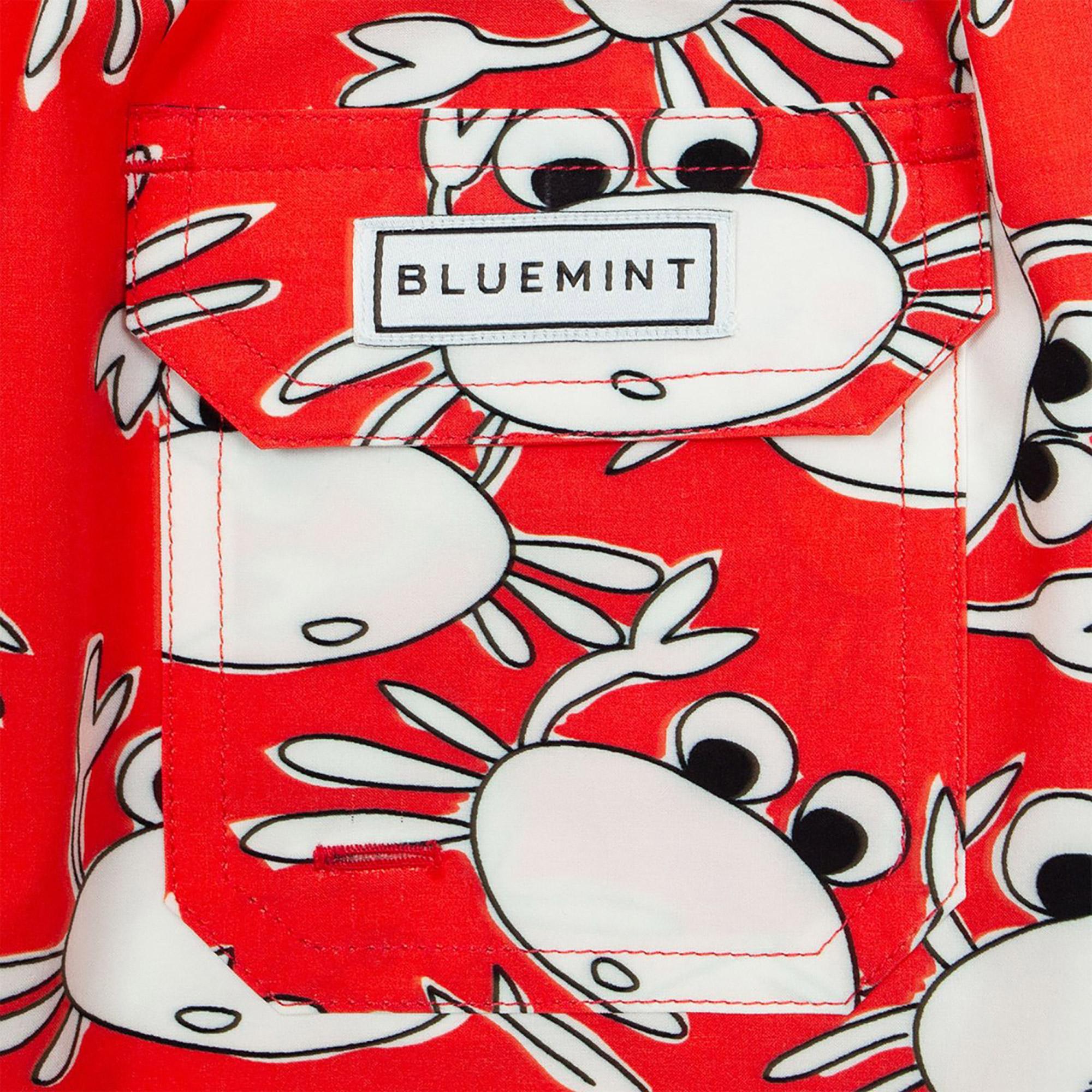 Bluemint Arthus Boy Stretch Çocuk Magenta Crab Mayo Şort