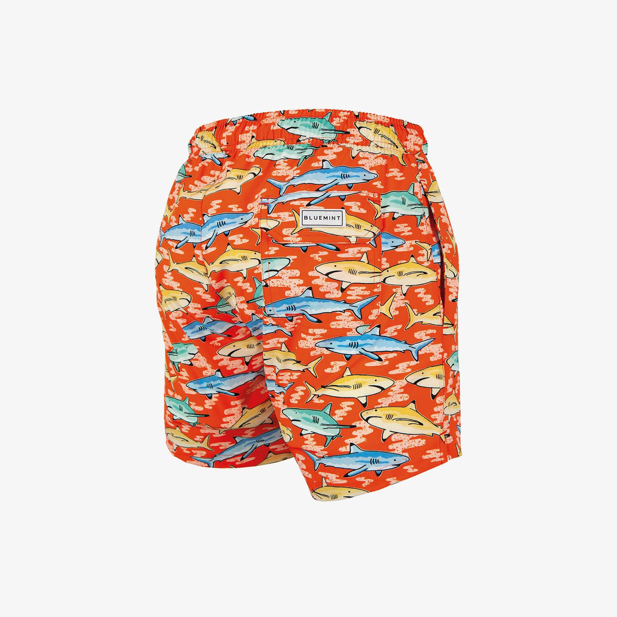 Bluemint Arthus Stretch Erkek Orange Shark Mayo Şort