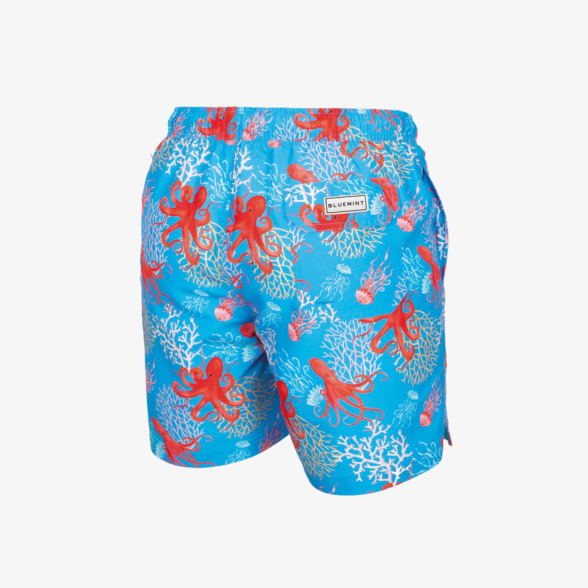 Bluemint Arthus Erkek Aqua Octopus Mayo Şort
