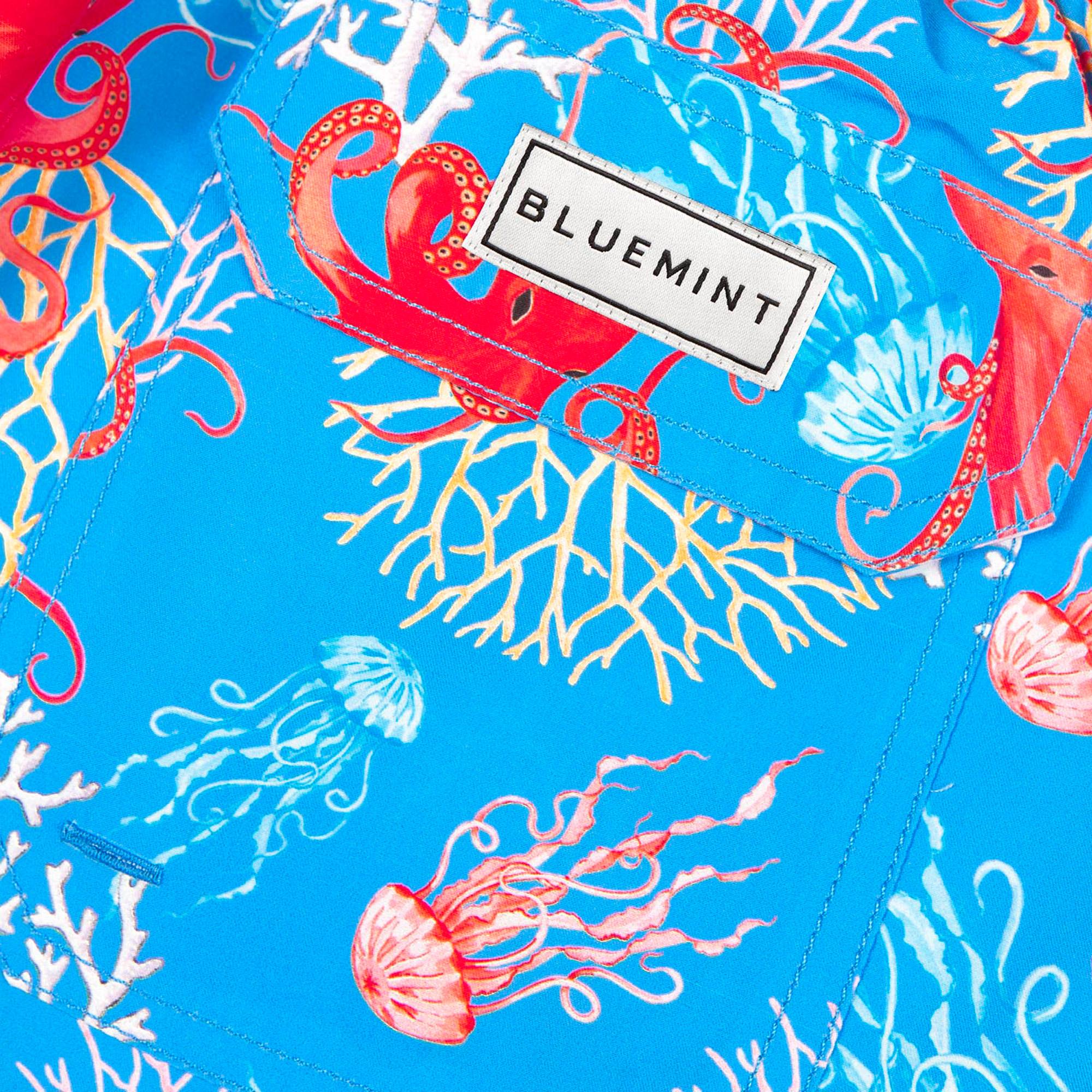 Bluemint Arthus Erkek Aqua Octopus Mayo Şort