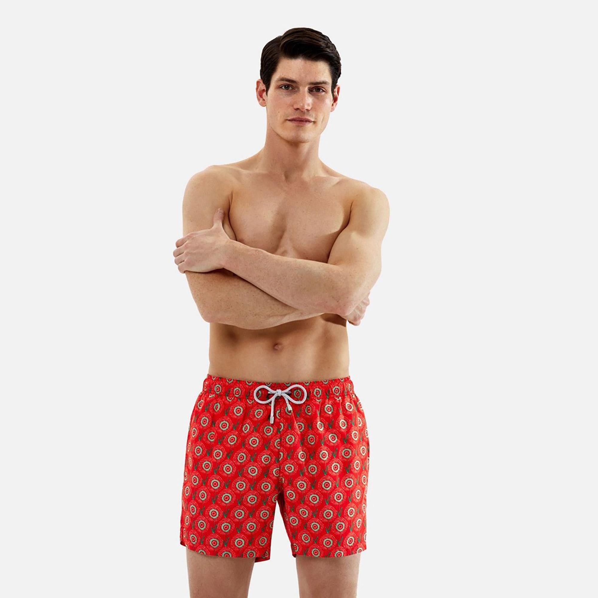 Bluemint Logan Erkek Kırmızı Mayo Şort