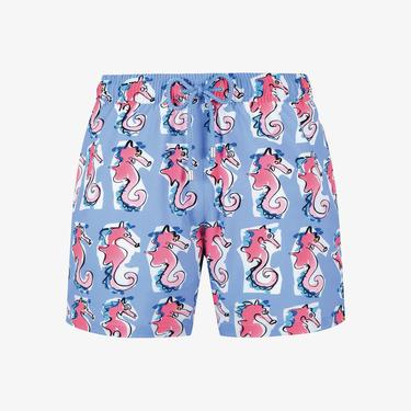  Bluemint Arthus Stretch Erkek Mavi Mayo Şort