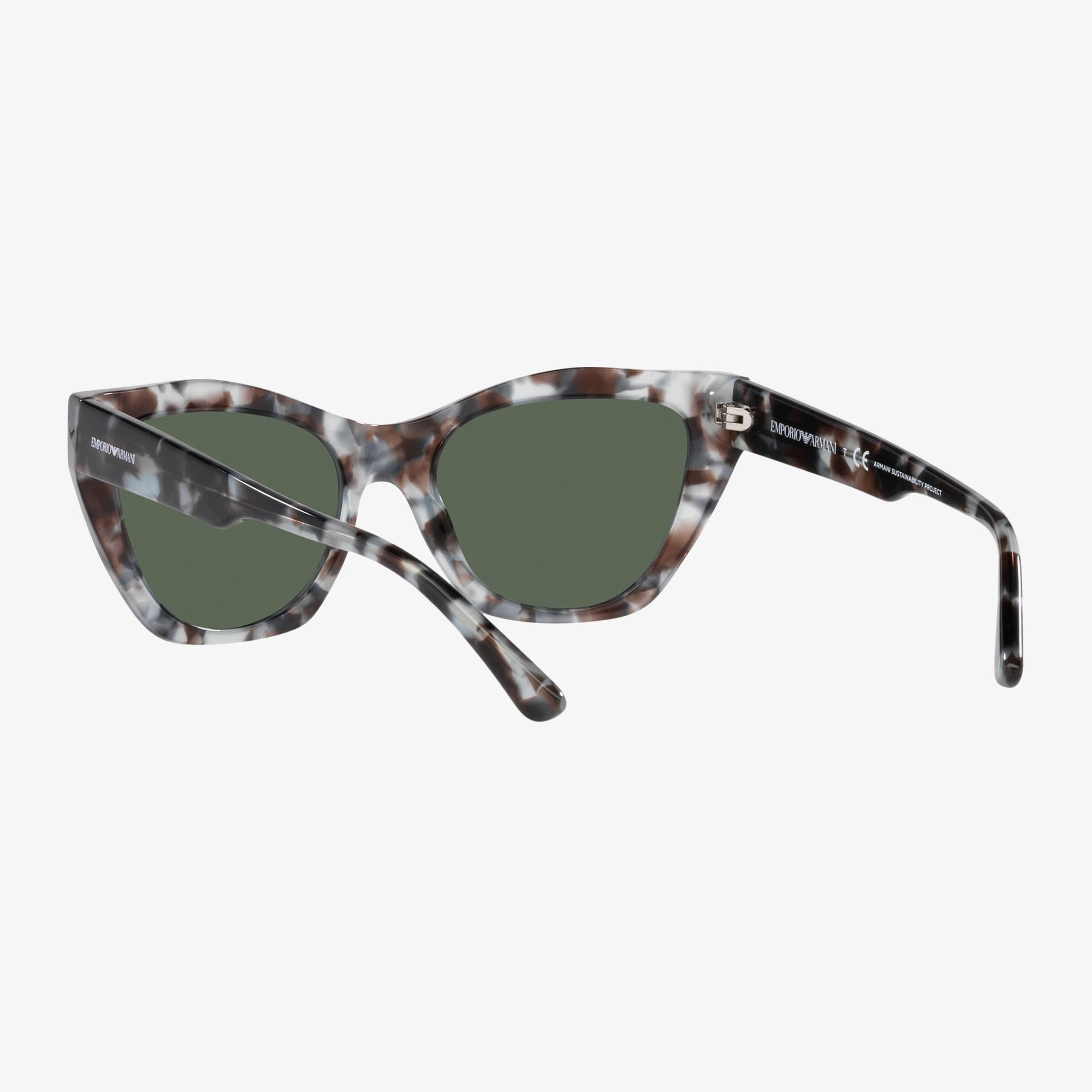 EMPORIO ARMANI Asetat Kadın Mavi Güneş Gözlüğü