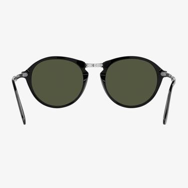  PERSOL Asetat Unisex Siyah Güneş Gözlüğü