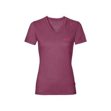  Jack Wolfskin Crosstrail T Kadın Mor Tişört