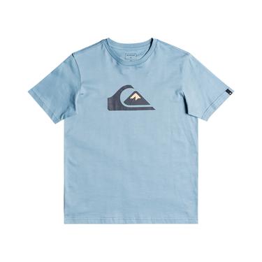  Quiksilver Comp Logo Yth Erkek Çocuk Mavi Tişört