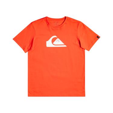  Quiksilver Comp Logo Yth Erkek Çocuk Turuncu Tişört