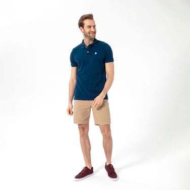  Routefield Patriot Erkek Mavi Polo Tişört