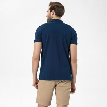  Routefield Patriot Erkek Mavi Polo Tişört